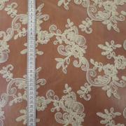 Гипюр с вышивкой жгутами 35178