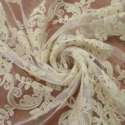 Гипюр с вышивкой жгутами 35178