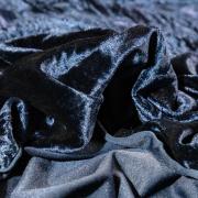 Крэш-бархат темно-синий 1-62-201-4