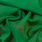 Шифоновый сатиновый шелк зеленый 13-1-35-11