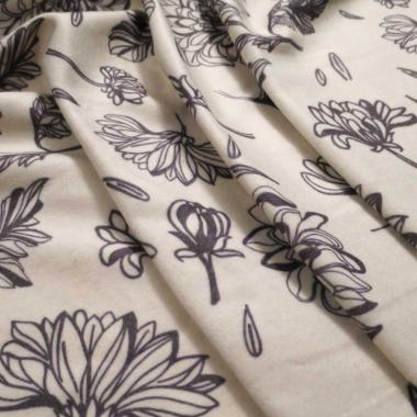 Костюмная трикотажная ткань с рисунком #Flannel