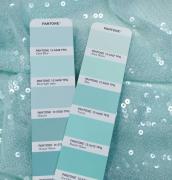 Пайетки на сетке мятные D271.048.6