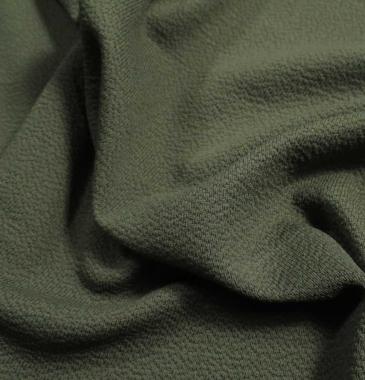 Костюмная трикотажная ткань хаки V4.692.071