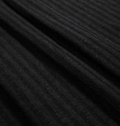 Костюмная трикотажная ткань черная лапша V4.725#black
