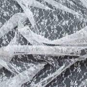 Кружево белое мелкие цветочки V4.571.028